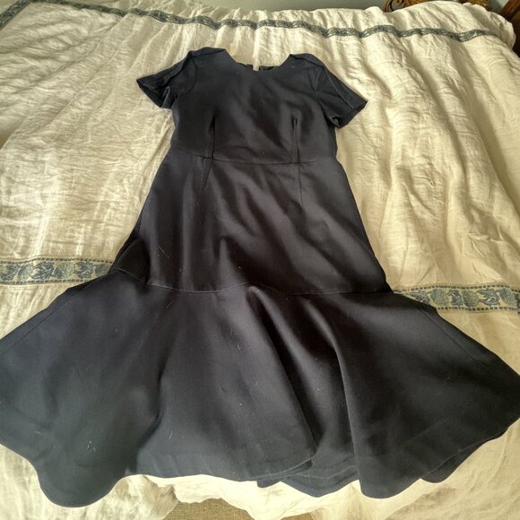 Banana Republic mermaid-skirt dress Navy - Picture 1 of 3